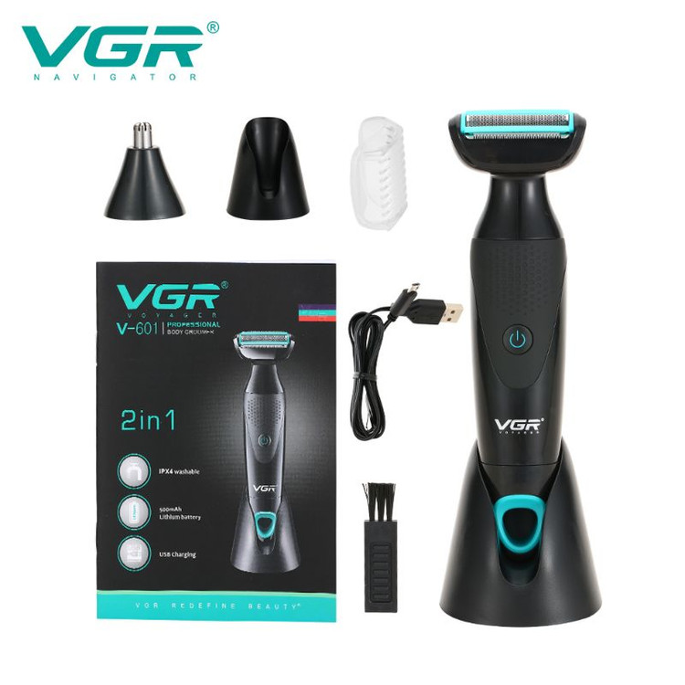 ماشین اصلاح موی صورت و بدن وی جی ار مدل V-601
